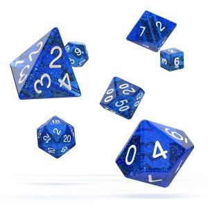 Oakie Doakie: Dice Set - Speckled - Blue (7 Dice)