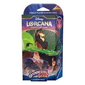Disney Lorcana: Shimmering Skies Scar/Kronk Starter Deck