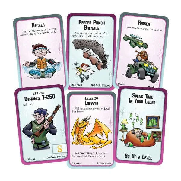 Munchkin Shadowrun cards